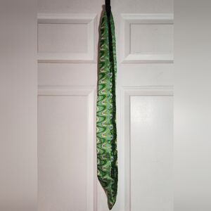 Cajon Accessories Green Patterned Scarf